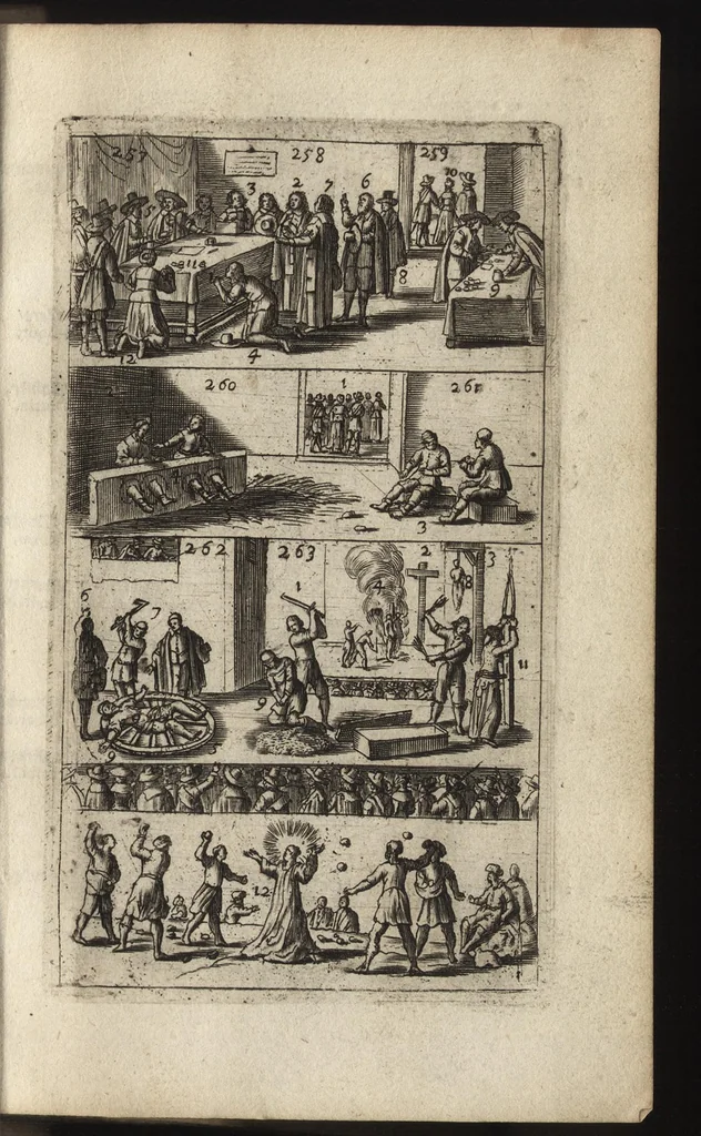 An illustration from Eerste deel der school-geleertheyd, genoemt Het portael : inhoudende de grondtveste der dingen, en onser wijsheyd omtrent de dingen, als mede der latijnschen tael met de moeder-tael ... = Joh. Amos ComenI prima pars Scholasticae eruditionis, dicta vestibulum : continens fundamenta rerum, & nostrae sapientiae circa res, ut & latinae linguae cum vernacula, 1658, leaf 90
