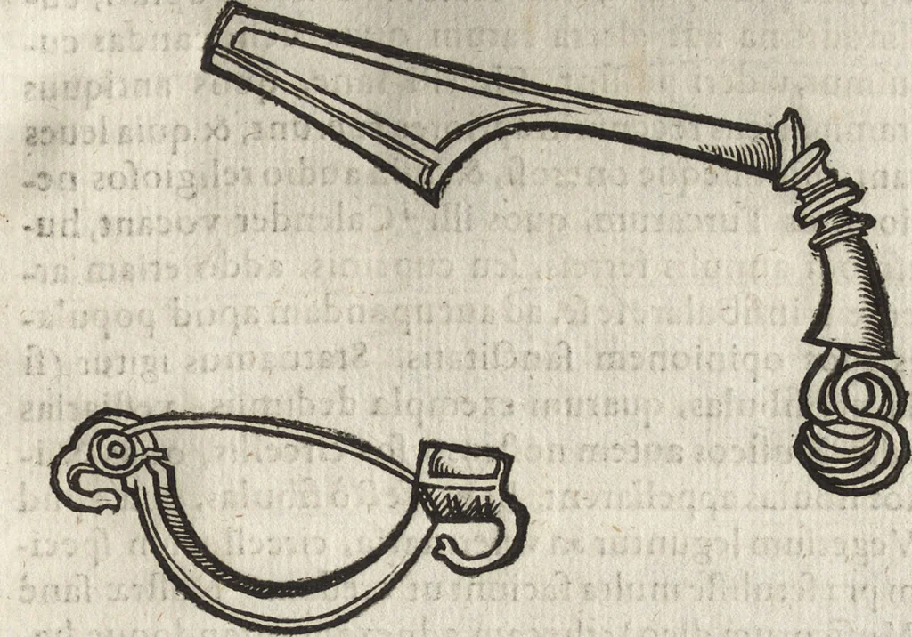 An illustration from Laurentii Pignorii Patauini De seruis, et eorum apud veteres ministerijs, commentarius : in quo familia, tum urbana, tum rustica, ordine producitur & illustratur, 1656, leaf 102