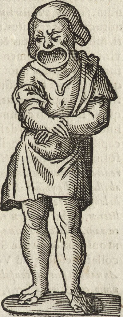 An illustration from Laurentii Pignorii Patauini De seruis, et eorum apud veteres ministerijs, commentarius : in quo familia, tum urbana, tum rustica, ordine producitur & illustratur, 1656, leaf 118