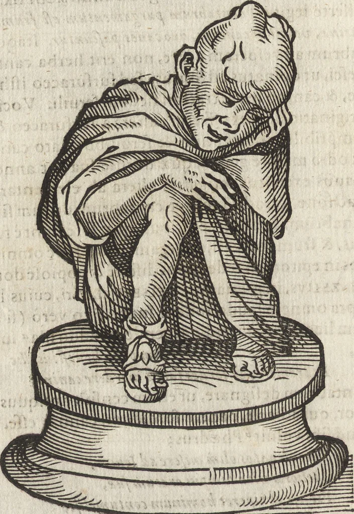 An illustration from Laurentii Pignorii Patauini De seruis, et eorum apud veteres ministerijs, commentarius : in quo familia, tum urbana, tum rustica, ordine producitur & illustratur, 1656, leaf 279