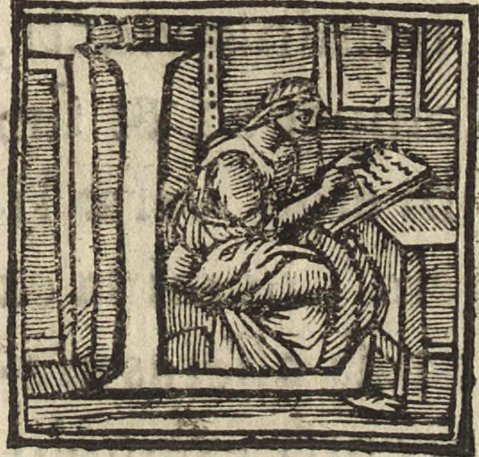 An illustration from Laurentii Pignorii Patauini De seruis, et eorum apud veteres ministerijs, commentarius : in quo familia, tum urbana, tum rustica, ordine producitur & illustratur, 1656, leaf 8