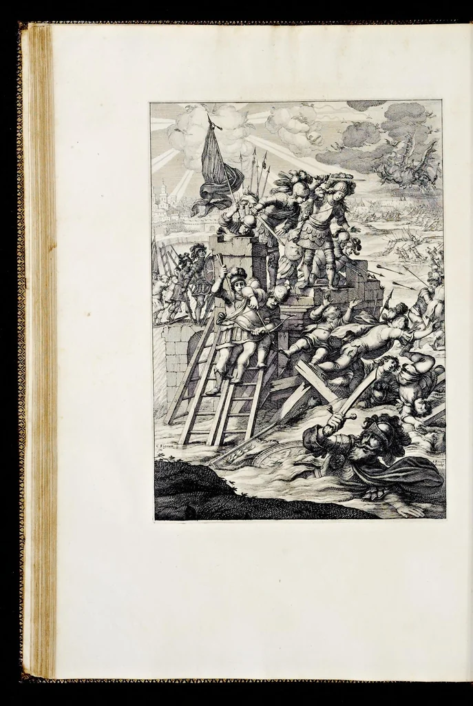 An illustration from La Pucelle, ou, La France deliuree : poëme heroïque, 1656, leaf 145