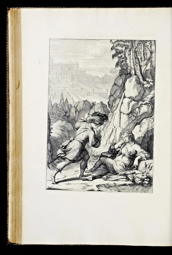 An illustration from La Pucelle, ou, La France deliuree : poëme heroïque, 1656, leaf 237