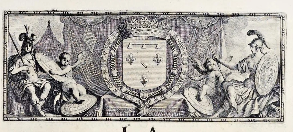 An illustration from La Pucelle, ou, La France deliuree : poëme heroïque, 1656, leaf 238