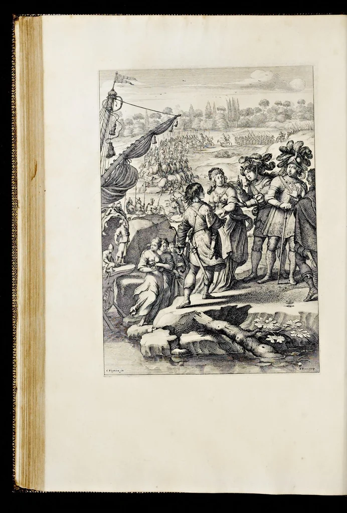 An illustration from La Pucelle, ou, La France deliuree : poëme heroïque, 1656, leaf 281