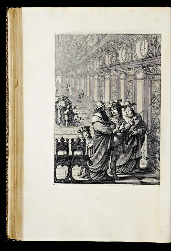 An illustration from La Pucelle, ou, La France deliuree : poëme heroïque, 1656, leaf 323