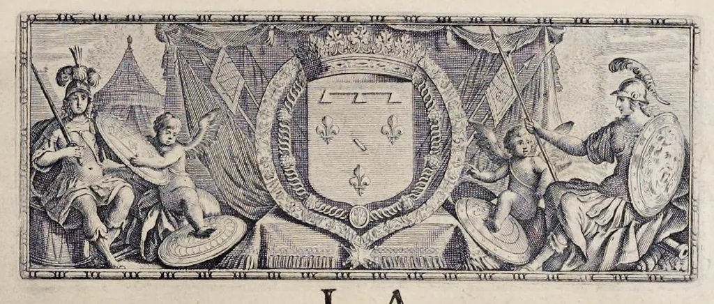 An illustration from La Pucelle, ou, La France deliuree : poëme heroïque, 1656, leaf 372