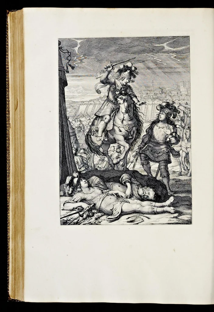 An illustration from La Pucelle, ou, La France deliuree : poëme heroïque, 1656, leaf 537