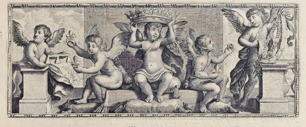 An illustration from La Pucelle, ou, La France deliuree : poëme heroïque, 1656, leaf 538