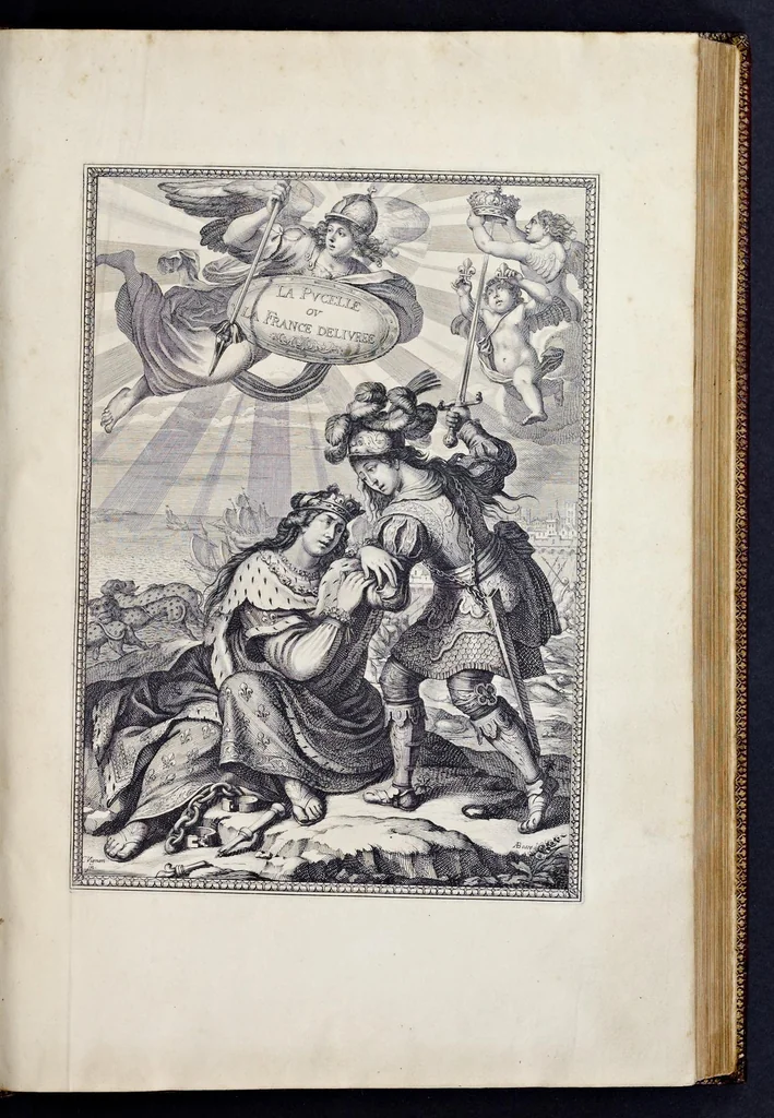 An illustration from La Pucelle, ou, La France deliuree : poëme heroïque, 1656, leaf 6