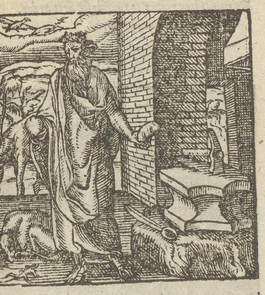 An illustration from Emblemata, et aliqvot nvmmi antiqvi operis, Ioan. Sambvci Tirnaviensis Pannonii, 1576, leaf 126