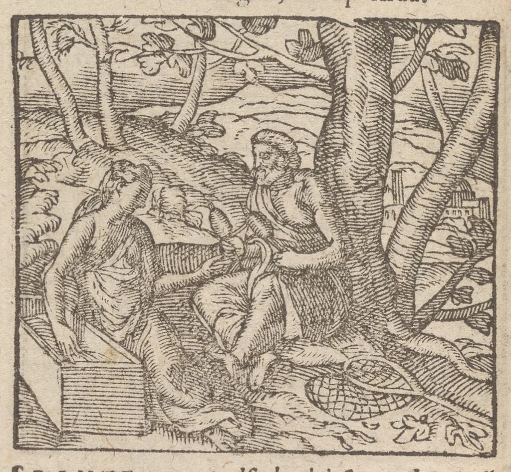 An illustration from Emblemata, et aliqvot nvmmi antiqvi operis, Ioan. Sambvci Tirnaviensis Pannonii, 1576, leaf 151