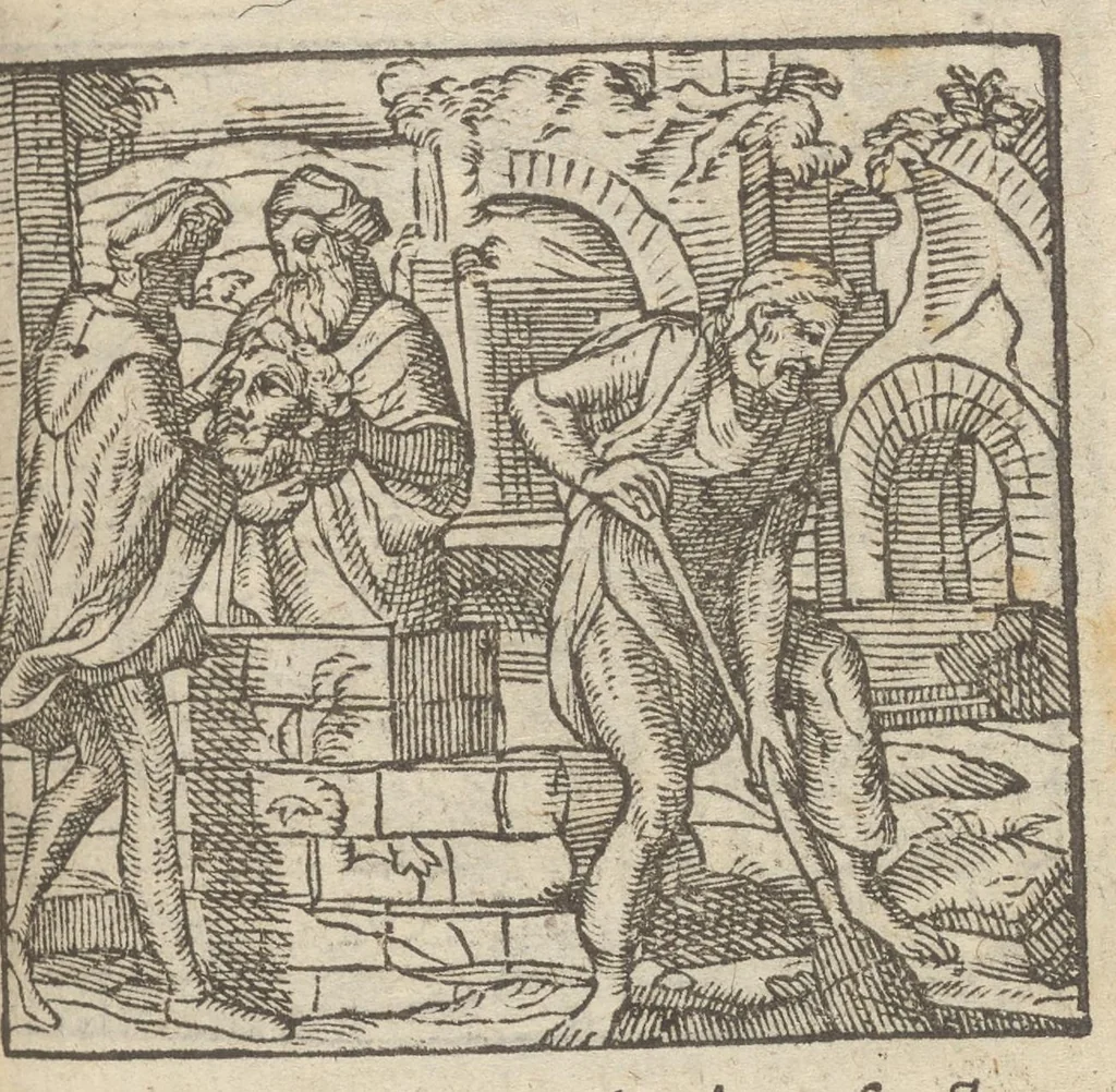 An illustration from Emblemata, et aliqvot nvmmi antiqvi operis, Ioan. Sambvci Tirnaviensis Pannonii, 1576, leaf 180