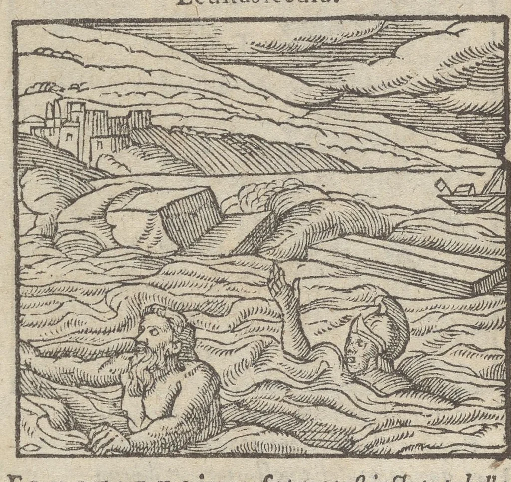 An illustration from Emblemata, et aliqvot nvmmi antiqvi operis, Ioan. Sambvci Tirnaviensis Pannonii, 1576, leaf 197