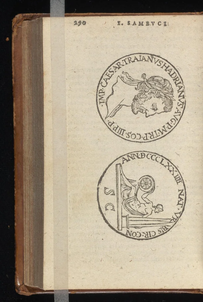 An illustration from Emblemata, et aliqvot nvmmi antiqvi operis, Ioan. Sambvci Tirnaviensis Pannonii, 1576, leaf 293