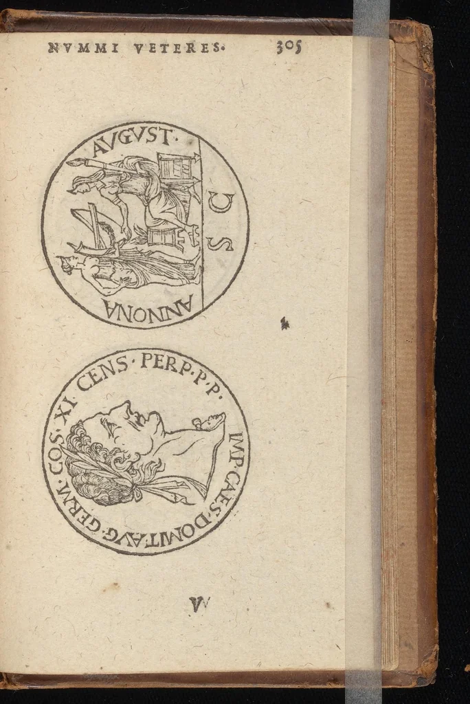 An illustration from Emblemata, et aliqvot nvmmi antiqvi operis, Ioan. Sambvci Tirnaviensis Pannonii, 1576, leaf 308