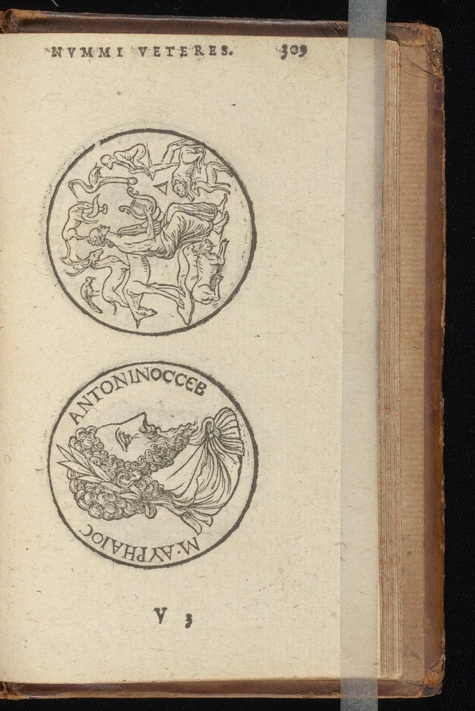 An illustration from Emblemata, et aliqvot nvmmi antiqvi operis, Ioan. Sambvci Tirnaviensis Pannonii, 1576, leaf 312