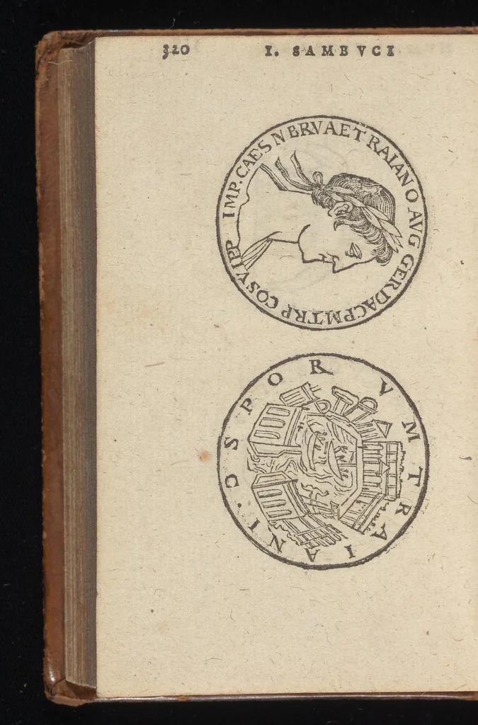 An illustration from Emblemata, et aliqvot nvmmi antiqvi operis, Ioan. Sambvci Tirnaviensis Pannonii, 1576, leaf 323