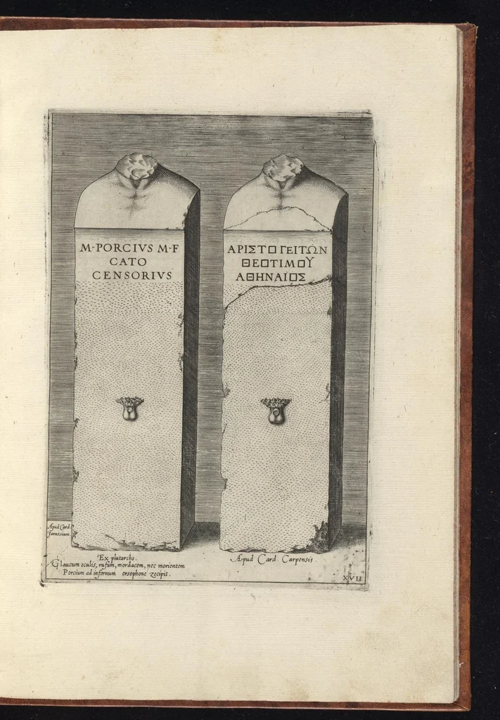 An illustration from Inlvstrivm viror vt extant in vrbe expressi vvltvs, 1569, leaf 46