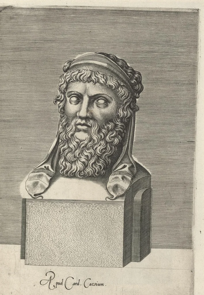 An illustration from Inlvstrivm viror vt extant in vrbe expressi vvltvs, 1569, leaf 54
