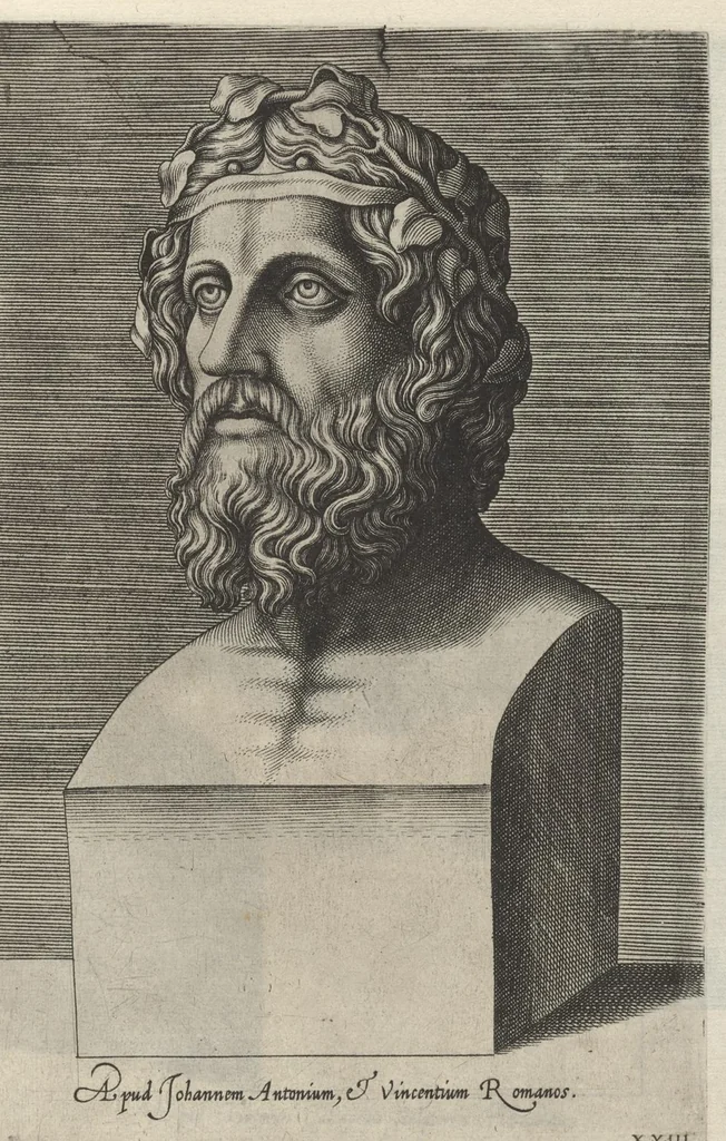 An illustration from Inlvstrivm viror vt extant in vrbe expressi vvltvs, 1569, leaf 58