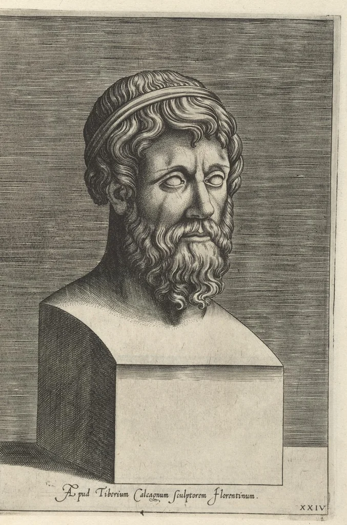 An illustration from Inlvstrivm viror vt extant in vrbe expressi vvltvs, 1569, leaf 60