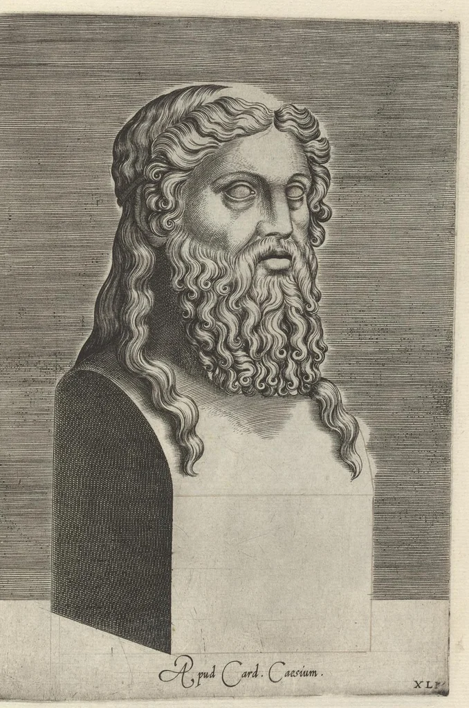 An illustration from Inlvstrivm viror vt extant in vrbe expressi vvltvs, 1569, leaf 94