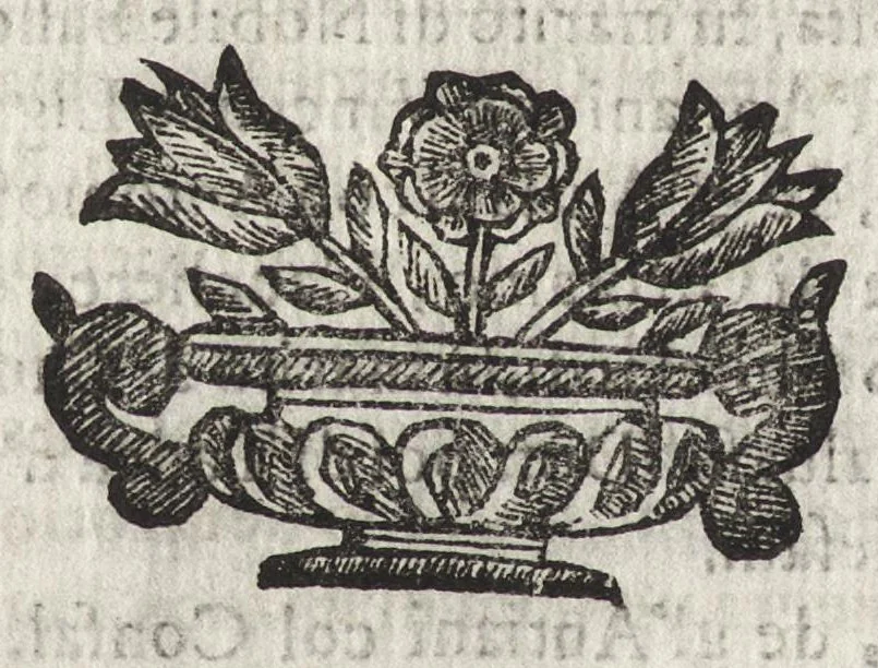 An illustration from Cronologia delle famiglie nobili di Bologna, con le loro insegne, e nel fine i cimieri : centuria prima, con vn breue discorso della medesima città, 1670, leaf 725