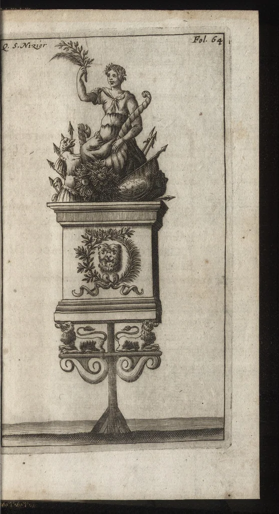 An illustration from Les reioüissances de la paix, auec vn recueil de diuerses pieces sur ce sujet, 1660, leaf 104