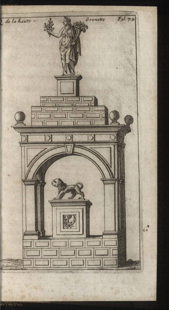 An illustration from Les reioüissances de la paix, auec vn recueil de diuerses pieces sur ce sujet, 1660, leaf 122