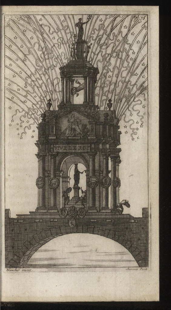 An illustration from Les reioüissances de la paix, auec vn recueil de diuerses pieces sur ce sujet, 1660, leaf 32