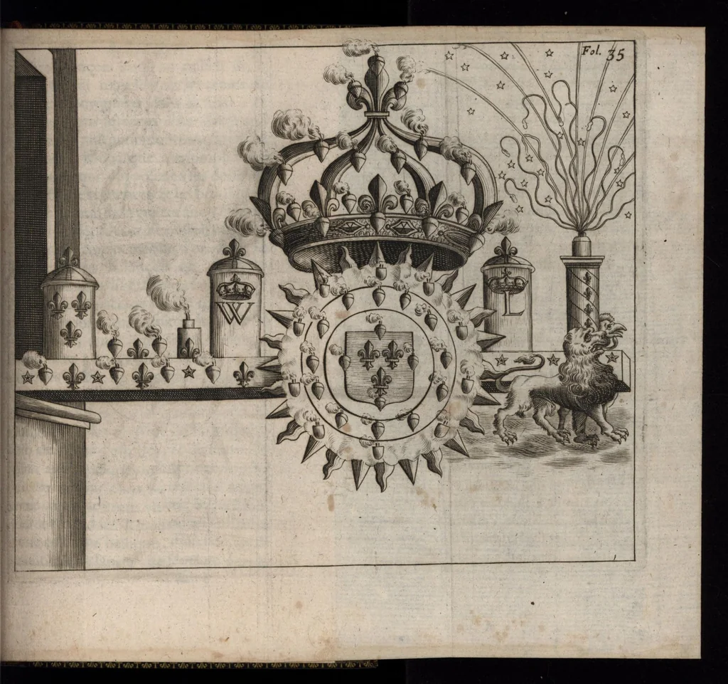 An illustration from Les reioüissances de la paix, auec vn recueil de diuerses pieces sur ce sujet, 1660, leaf 54