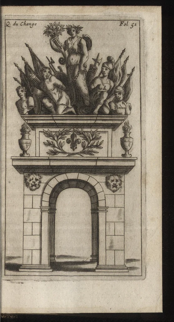 An illustration from Les reioüissances de la paix, auec vn recueil de diuerses pieces sur ce sujet, 1660, leaf 76