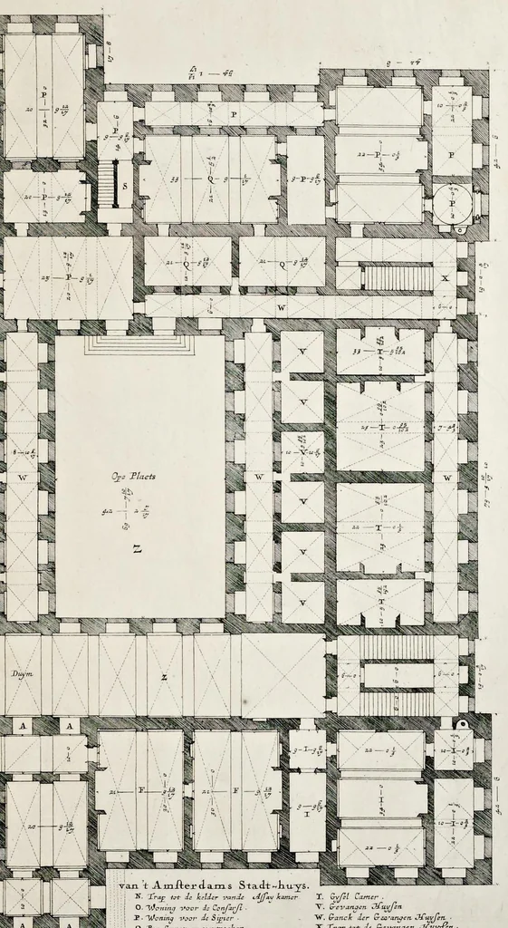 An illustration from Afbeelding van 't stadt huys van Amsterdam, 1664, leaf 10