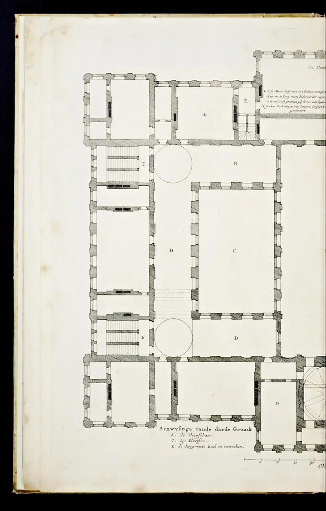 An illustration from Afbeelding van 't stadt huys van Amsterdam, 1664, leaf 17