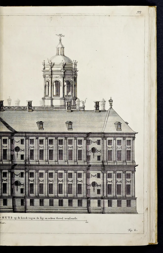 An illustration from Afbeelding van 't stadt huys van Amsterdam, 1664, leaf 34