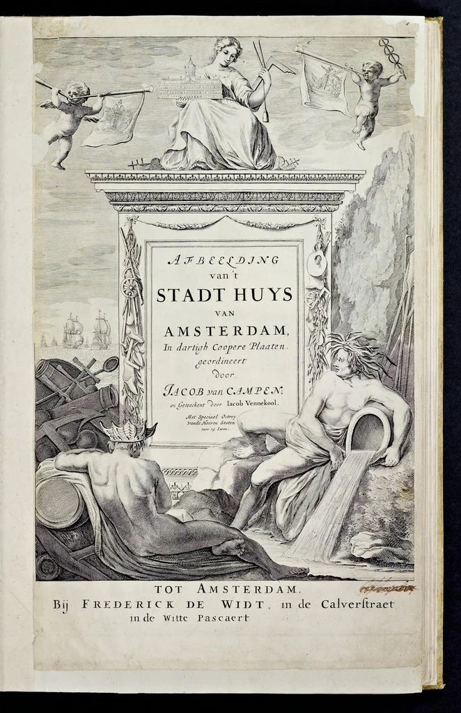 An illustration from Afbeelding van 't stadt huys van Amsterdam, 1664, leaf 4
