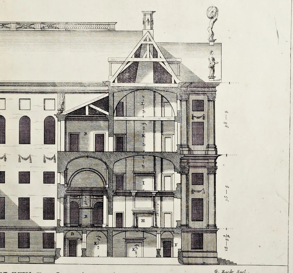An illustration from Afbeelding van 't stadt huys van Amsterdam, 1664, leaf 42