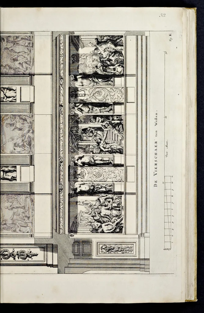 An illustration from Afbeelding van 't stadt huys van Amsterdam, 1664, leaf 46
