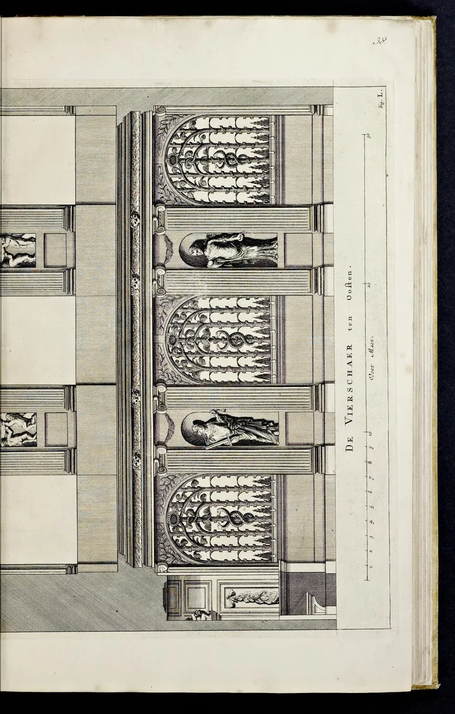 An illustration from Afbeelding van 't stadt huys van Amsterdam, 1664, leaf 50