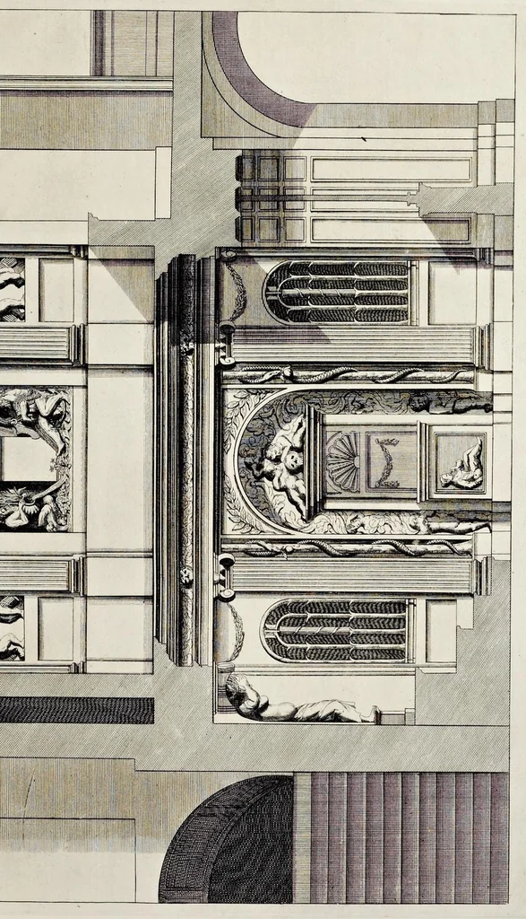 An illustration from Afbeelding van 't stadt huys van Amsterdam, 1664, leaf 54