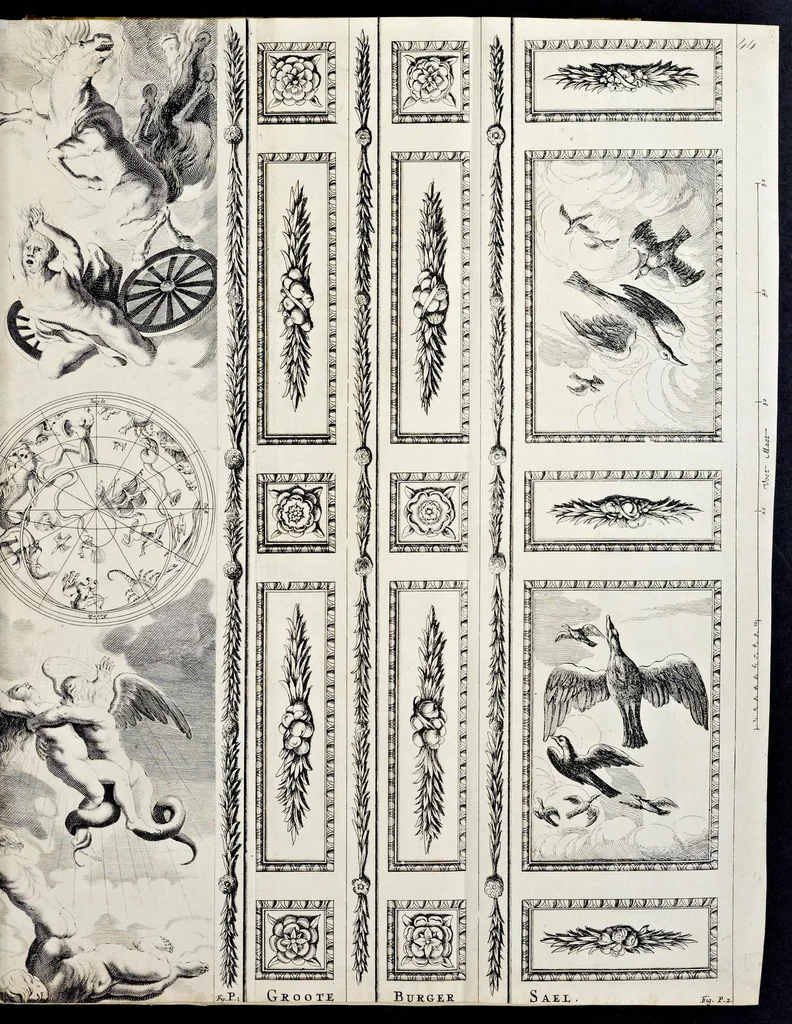 An illustration from Afbeelding van 't stadt huys van Amsterdam, 1664, leaf 66