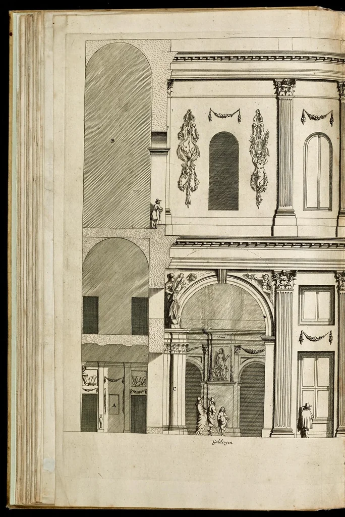 An illustration from Afbeelding van 't stadt huys van Amsterdam, 1664, leaf 77