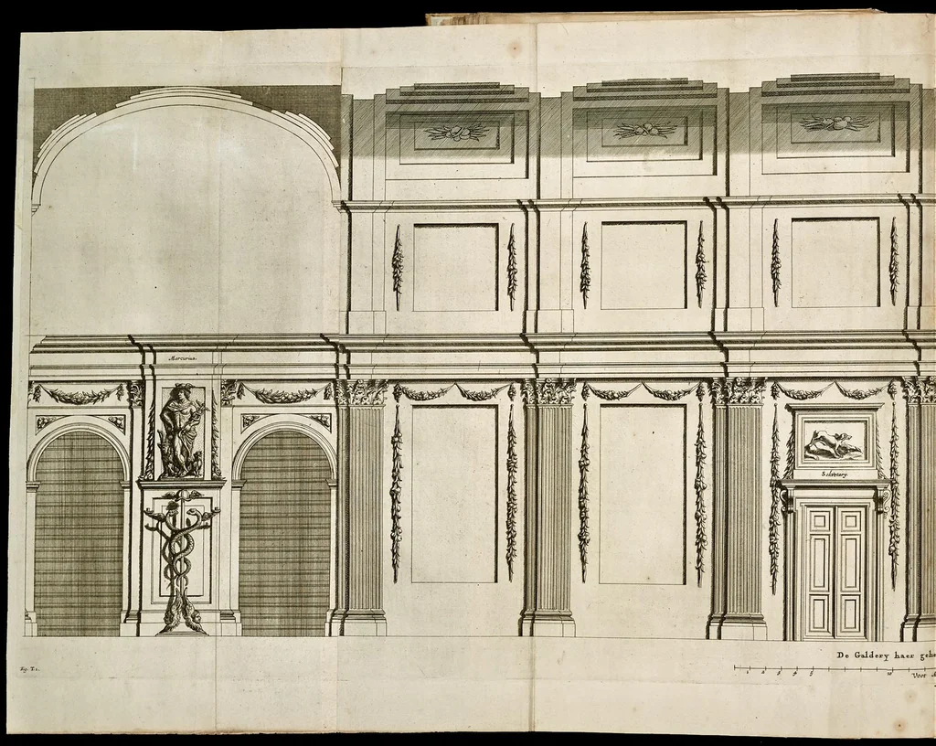 An illustration from Afbeelding van 't stadt huys van Amsterdam, 1664, leaf 81