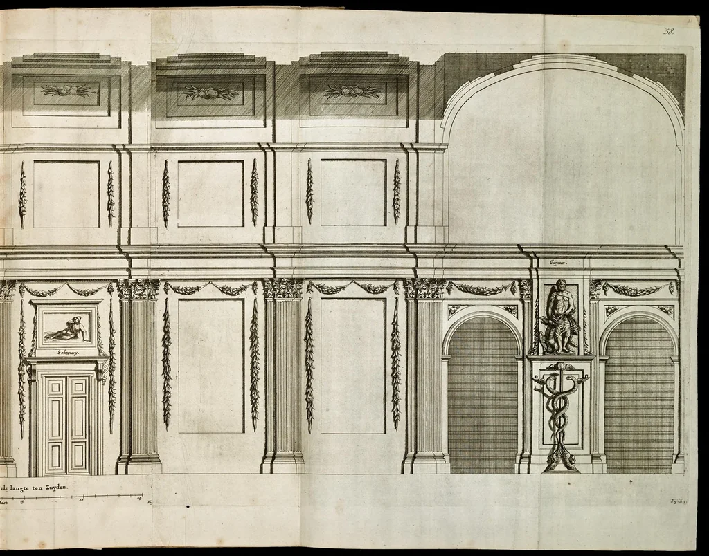 An illustration from Afbeelding van 't stadt huys van Amsterdam, 1664, leaf 82