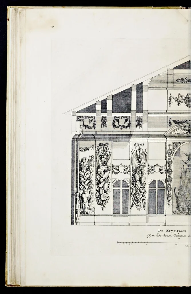 An illustration from Afbeelding van 't stadt huys van Amsterdam, 1664, leaf 91