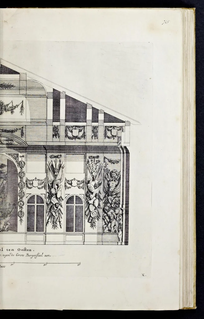 An illustration from Afbeelding van 't stadt huys van Amsterdam, 1664, leaf 92