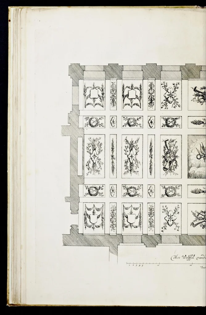 An illustration from Afbeelding van 't stadt huys van Amsterdam, 1664, leaf 97