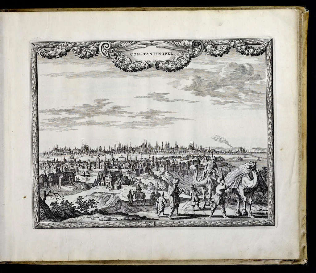 An illustration from Afbeeldinghe der voornaemste steden van Europa, 1660, leaf 10