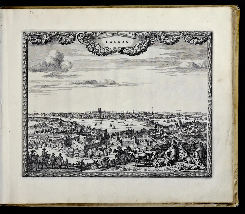 An illustration from Afbeeldinghe der voornaemste steden van Europa, 1660, leaf 16